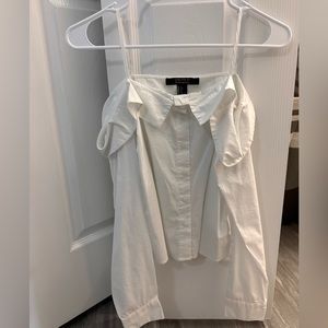 Forever 21 White Off Shoulder Top